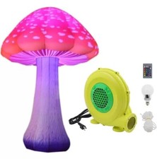 Giant 3M Inflatable Mushroom Decors Full Printing Colored For Party / Theme Park picture
