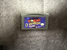 Worms World Party Nintendo GameBoy Advance GBA - Authentic Tested + Working picture