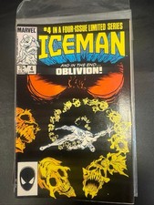 Iceman #4 Marvel Comics 1985 Final Issue Limited Series X-Men picture
