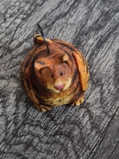 Vintage 1998 Blossom Bucket Inc Orange Tabby Cat Figurine Miniature Collectible picture