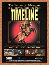 Timeline PC Original 2001 Ad Authentic Eidos Adventure Puzzle Video Game Promo picture