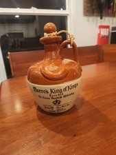 1960s Vintage Munro's King Of Kings Ceramic Scotch Whisky Decanter picture