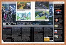Sim City Societies Original 2007 Vintage Ad - Video Game Review Art Promo picture