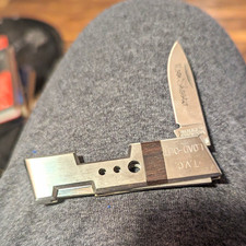 Taylor Cutlery Moon Shooter Folding Pocketknife Stainless Clip Point Linerlock picture