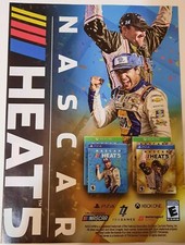 NASCAR HEAT 5 Full Page PRINT AD video game PS4 XBOX ONE 2020 picture
