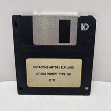 The Catacomb Abyss 3D + Elf Land Vol.1 (1992) — DOS Shareware Floppy Disk picture