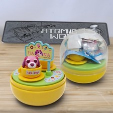 Ocha-Ken Garden Park Hana Tea Cup Figure Sega Toys 2002 Gashapon Pink Poodle Dog picture