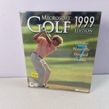 Microsoft Golf 1999 Edition (PC, 1999) Windows 95 98 NT 4.0 NOS NEW SEALED picture
