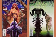 Dawn Three Tiers Issue #1 #2 2003 Image Comics Linsner. picture