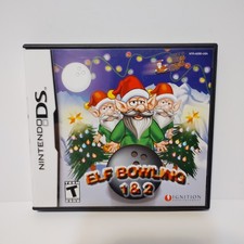 Elf Bowling 1 & 2 Nintendo DS 2005 Complete W/ All Inserts Tested Authentic picture