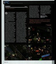 Gangland PC Magazine Review Page Original Print Retro PC Gaming 2004 picture