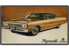 1969 Plymouth Fury Auto Car Refrigerator / Tool Box  Magnet picture