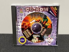 1995 - DOOM CD ROM GAME, w/ OVERKILL, KEN'S LABYRINTH, KILOBLASTER, WIZ TECH CD picture