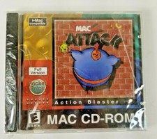 MAC ATTACK - MAC CD-ROM i-Mac New Sealed Midas Interactive 90s picture