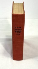 The Holy Bible Ronald Knox Latin Vulgate Translation Sheed & Ward 1954 Red Cover picture