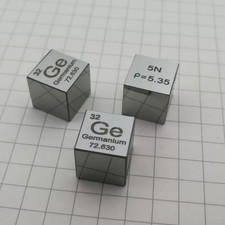Germanium Metal Density 99.99% Cube Element Periodic Table Collect 10mm 1 Pcs picture