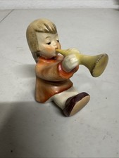 Vintage 1967 Hummel “Angel & Trumpet” TMK4 Figurine #238/C Germany 2.5” picture