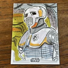 2-1B Medical Droid 2025 Star Wars Smugglers Outpost SKETCH 1/1 Mike Laperuta picture