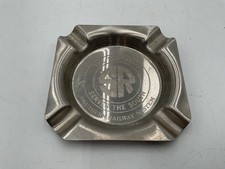 SOUTHERN RAILWAY SYSTEM ETCHED STAINLESS STEEL ASHTRAY picture