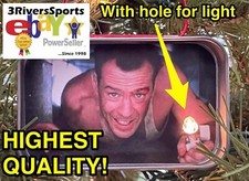 Die Hard Movie JOHN MCCLANE Metal Tin Air Shaft/Duct Christmas Ornament w/ Hole picture