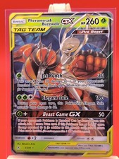 Pheromosa & Buzzwole GX 1/214 Unbroken Bonds Ultra Rare Holo Pokemon Card picture