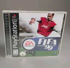 FIFA 99 Sony PlayStation PS1 1998 w/Original Manual & Case EA Sports CIB picture