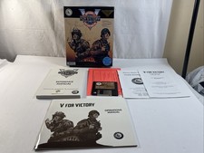 V For Victory Battleset I D-Day Utah Beach IBM PC Big Box Game Complete CIB 1992 picture