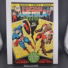 CAPTAIN AMERICA #144 1971-FALCON-MARVEL COMICS 3.0 picture