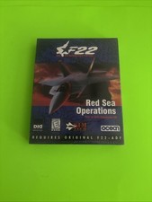 F22 Air Dominance Fighter Red Sea Operations Expansion (PC Game, 1998) Brand NEW picture