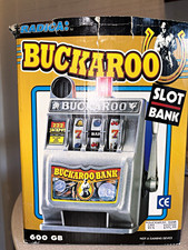 Radica Automatic Jackpot Buckaroo Slot Bank Coin Bank Model 600 GB picture