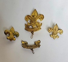 VTG 1930s FIRST CLASS Boy Scout Rank PIN and Other Pins picture