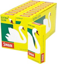 swan Swan Extra Slim Filter Tips Full Box 20 Packs Of 120 Count (Pack of 20)  picture