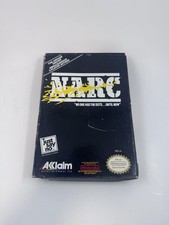 NES NARC Complete Cart Box Manual Nintendo NES No Dust Cover picture