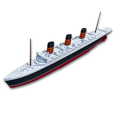 RMS Queen Mary Model Ship 1 Ft Long Assembled Titanic Toys For Kids picture