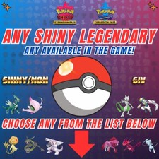 Pokemon Sword And Shield | ✨ CHOOSE ANY SHINY LEGENDARY POKEMON ✨ EXCLUSIVES picture