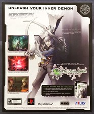 Vintage Print Ad 2005 Digital Devil Saga Atlus PS2 Original Promo Poster Art picture
