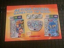 Leap Frog Leapster Game System Vintage Print Ad 2005 8x5 Great To Frame  picture