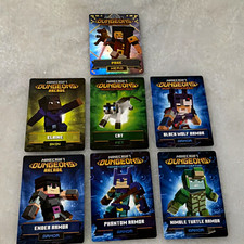 Mojang Minecraft Dungeons Arcade 2025 6-Card Lot Elaine Cat Ender Armor picture