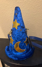 Loungefly Disney Sorcerer Mickey Fantasia Wizard Hat Shaped Crossbody Purse picture