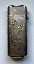 Vintage Antique Vesta Silver Plated Match Holder picture