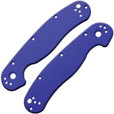 Way of Knife & EDC Gear House Blue Aluminum Scales For The Ontario Rat 2 Knife picture