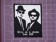 Blues Brothers Mission from GOD Embroidered Patch picture