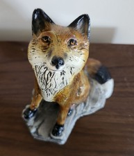 Vintage Scott Products Cast Iron Red Fox Bottle Opener Cast Metal Bar 5