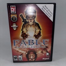 FABLE: THE LOST CHAPTERS 4 Disc PC CD-ROM - 4 Discs plus game guide - Rated M17+ picture