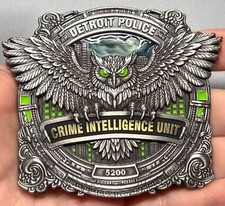 đź’ĄDetroit Police Crime Intelligence Unit Real Time Crime Center Challenge Coin picture