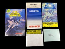 1985 F-15 Strike Eagle America's #1 Jet Fighter Simulation Atari 48k Disk picture