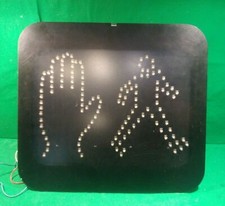 Traffic Crossing MAN WALK / Full RED HAND Pedestrian Signal Traffic16x18 LED picture