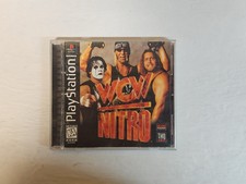 WCW Nitro PS1 CIB W/ Manual - Tested - Black Label - PlayStation picture