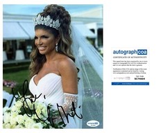 TERESA GIUDICE SIGNED REAL HOUSEWIVES OF NEW JERSEY 8x10 PHOTO - ACOA COA picture