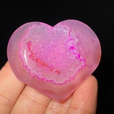 47g Rare purple Stone Heart Crystal Specimen Freeform Energy Healing Reiki picture